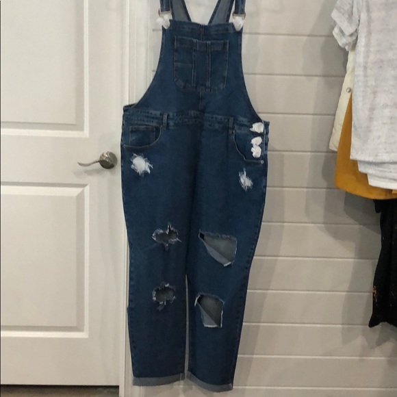Denim Overalls - Picture 1 of 4
